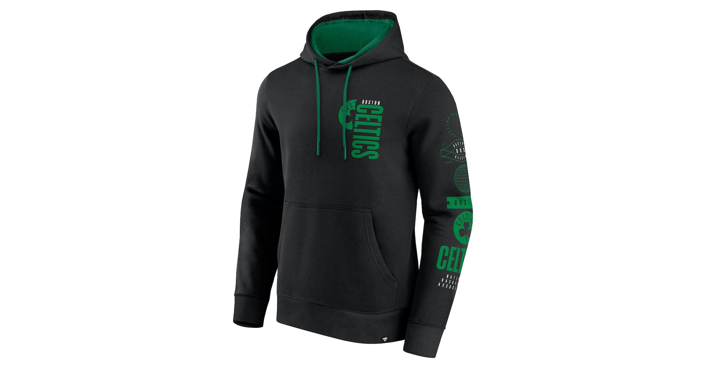 NBA Fanatics Boston Celtics Game Time Crossover Pullover Hoodie