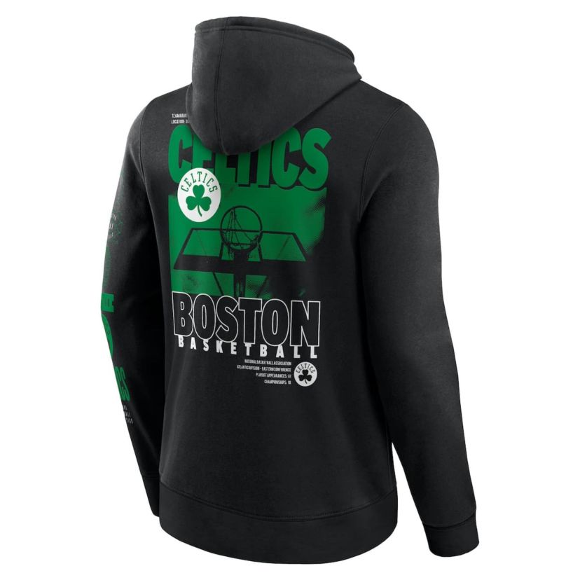 NBA Fanatics Boston Celtics Game Time Crossover Pullover Hoodie