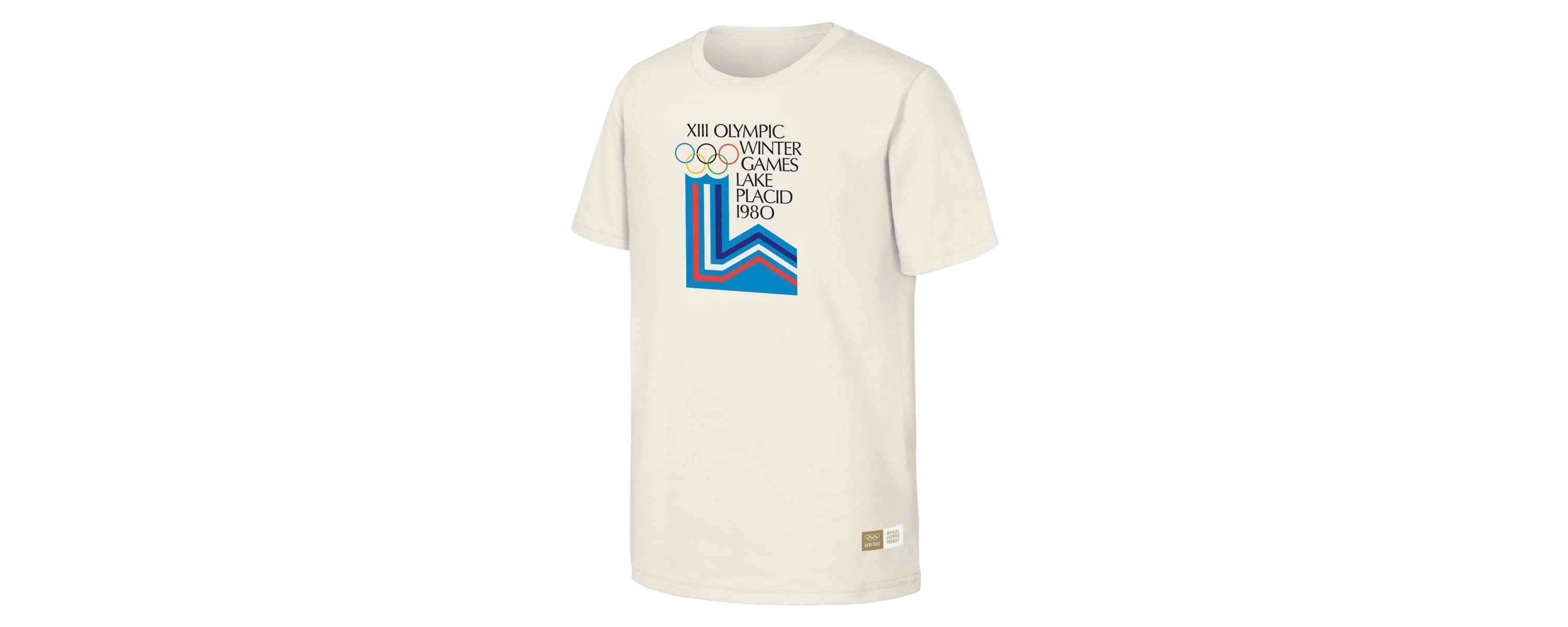 IOC 1980 Lake Placid Games Olympic T-Shirt
