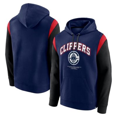 Men's Los Angeles Clippers NBA Fanatics LA Clippers Scorer Pullover Hoodie, Navy Blue, Large