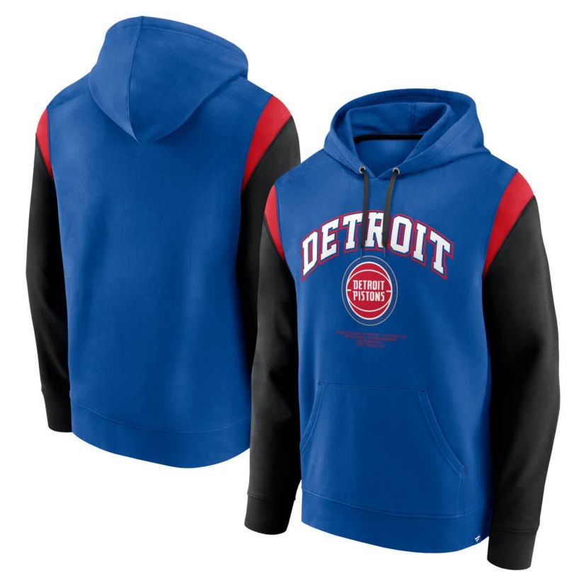 NBA Fanatics Detroit Pistons Scorer Pullover Hoodie