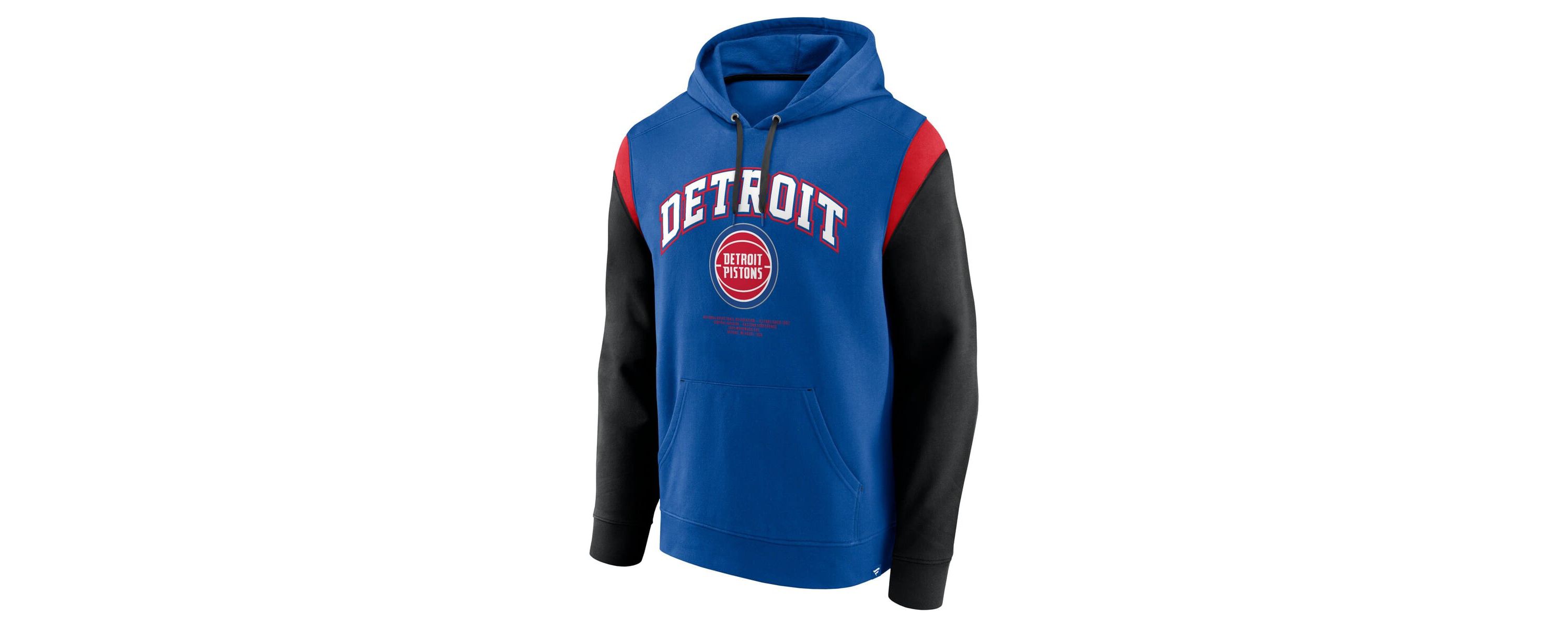 NBA Fanatics Detroit Pistons Scorer Pullover Hoodie