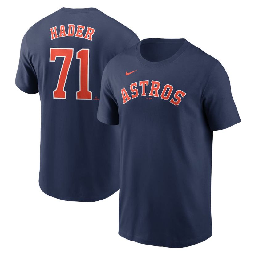 MLB Nike Josh Hader Houston Astros Fuse Name & Number T-Shirt