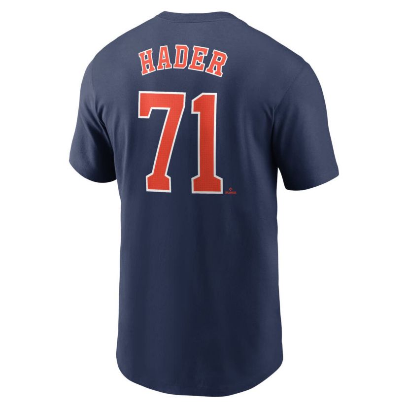 MLB Nike Josh Hader Houston Astros Fuse Name & Number T-Shirt