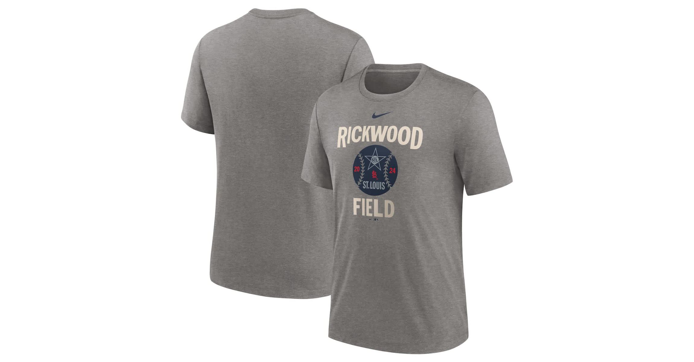 MLB Nike St. Louis Cardinals 2024 Rickwood Classic Tri-Blend T-Shirt