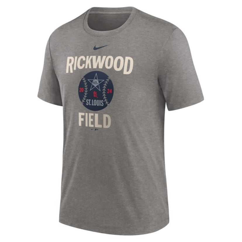 MLB Nike St. Louis Cardinals 2024 Rickwood Classic Tri-Blend T-Shirt