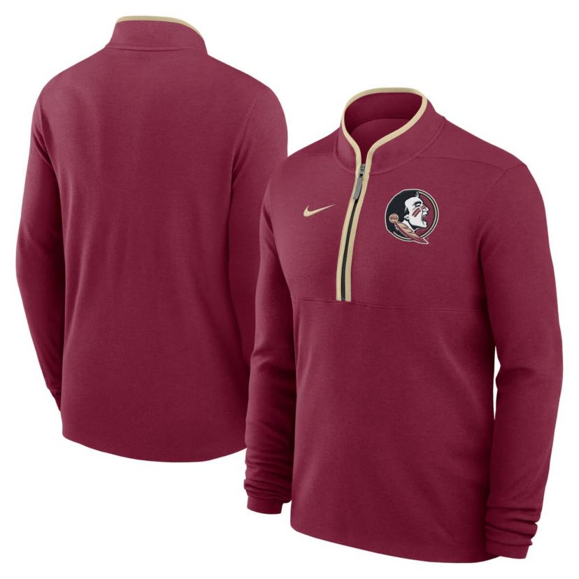 NCAA Nike Florida State Seminoles Victory Performance Half-Zip Top