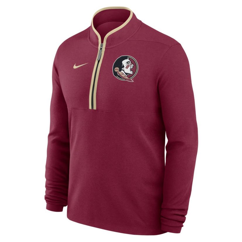 NCAA Nike Florida State Seminoles Victory Performance Half-Zip Top