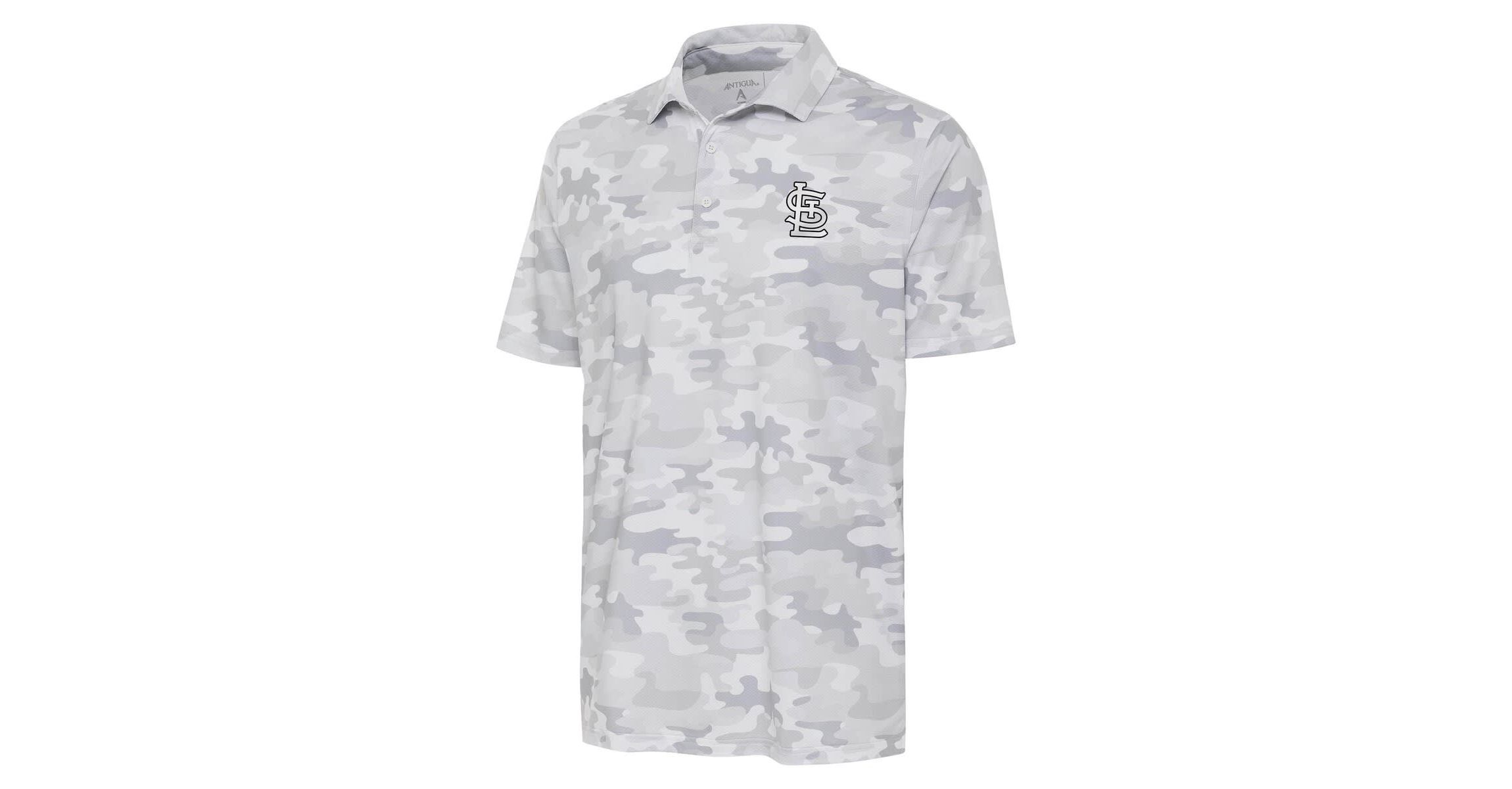 MLB St. Louis Cardinals Brushed Metallic Logo Collide Polo