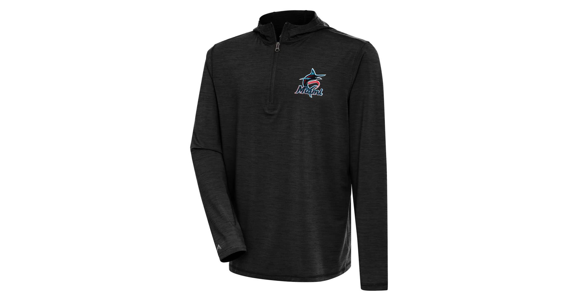 MLB Miami Marlins Tidy Quarter-Zip Hoodie