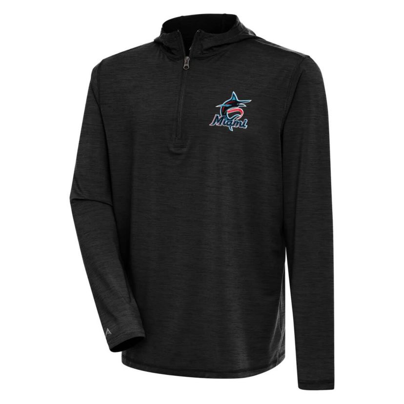 MLB Miami Marlins Tidy Quarter-Zip Hoodie