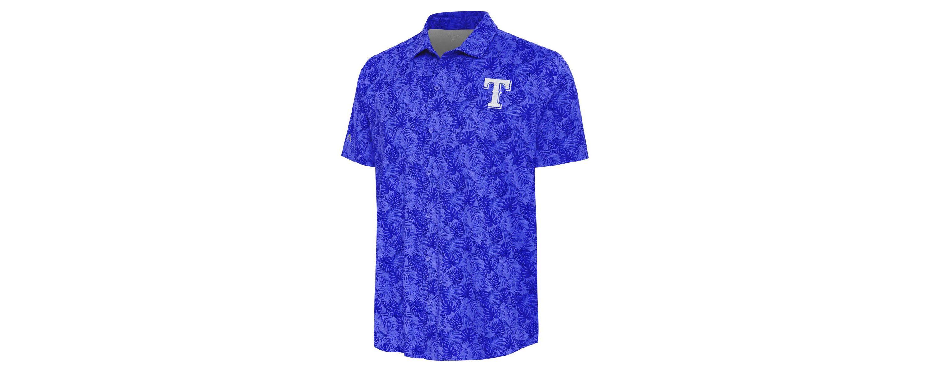 MLB Texas Rangers Resort Button-Up Shirt