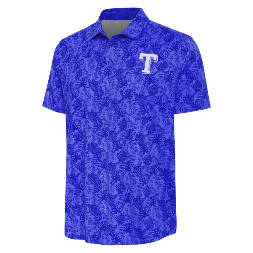 MLB Texas Rangers Resort Button-Up Shirt