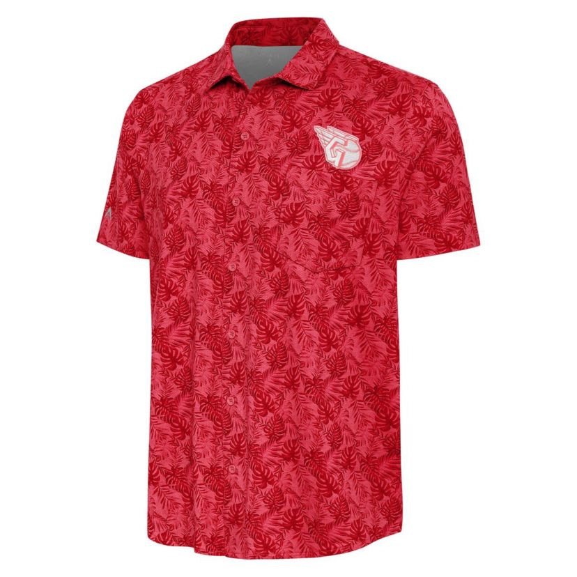 MLB Cleveland Guardians Resort Button-Up Shirt
