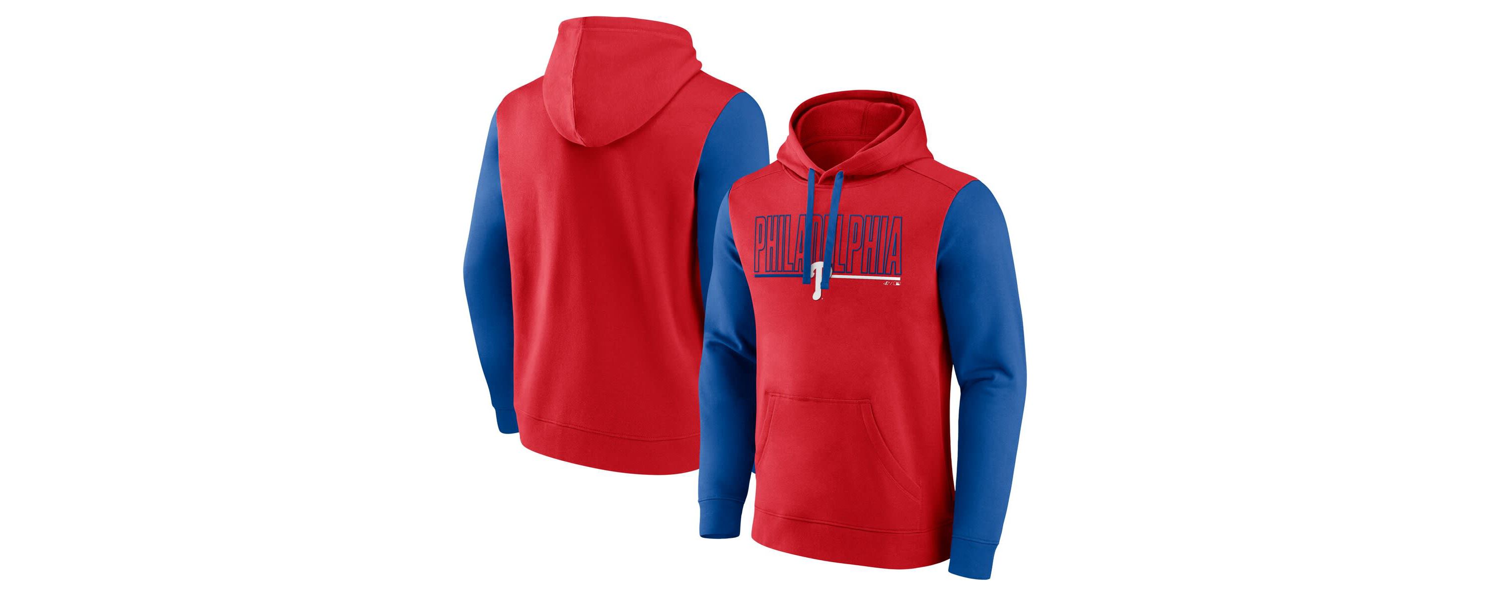 MLB Fanatics Philadelphia Phillies Outline Fleece Pullover Hoodie