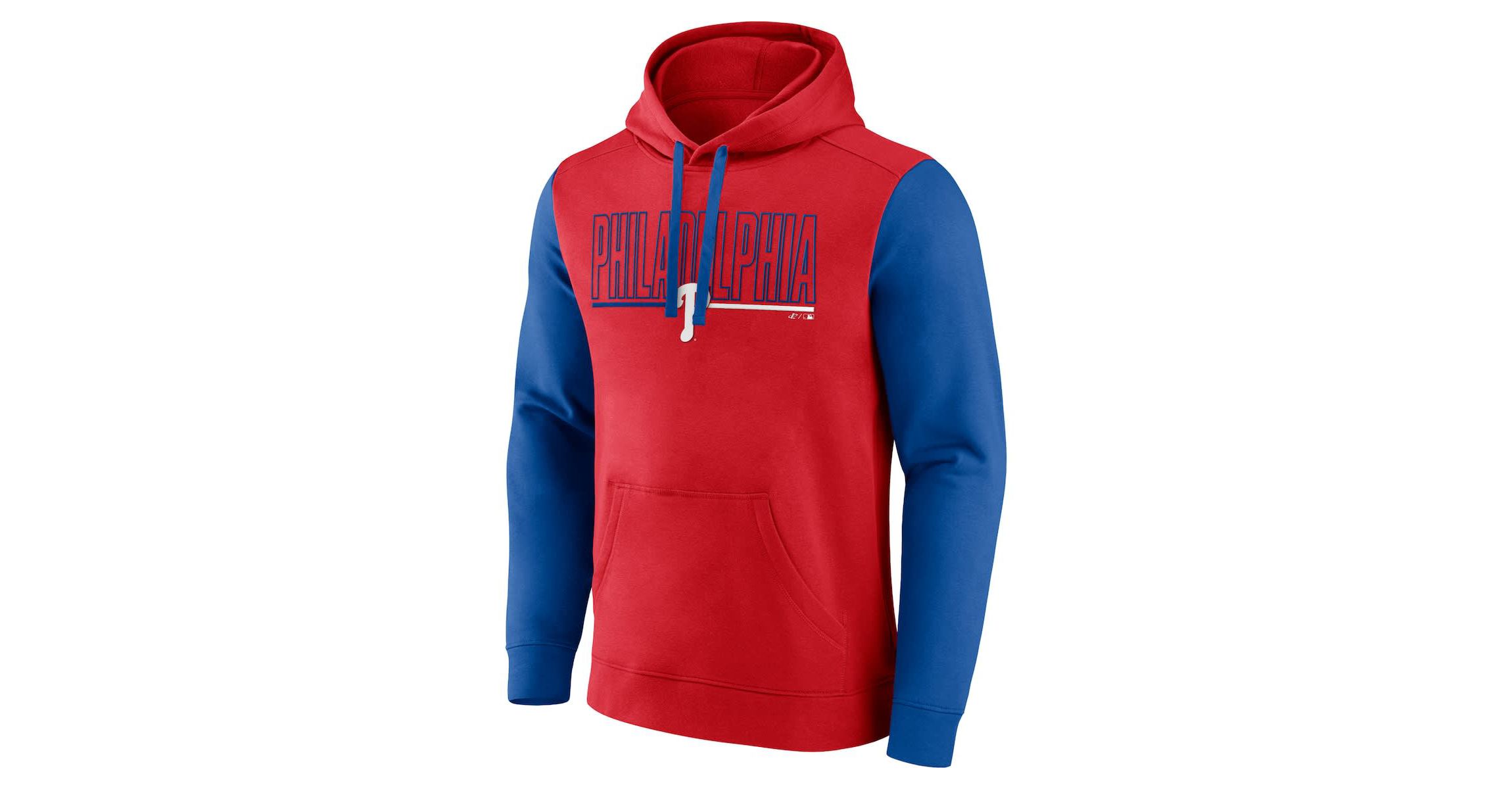 MLB Fanatics Philadelphia Phillies Outline Fleece Pullover Hoodie
