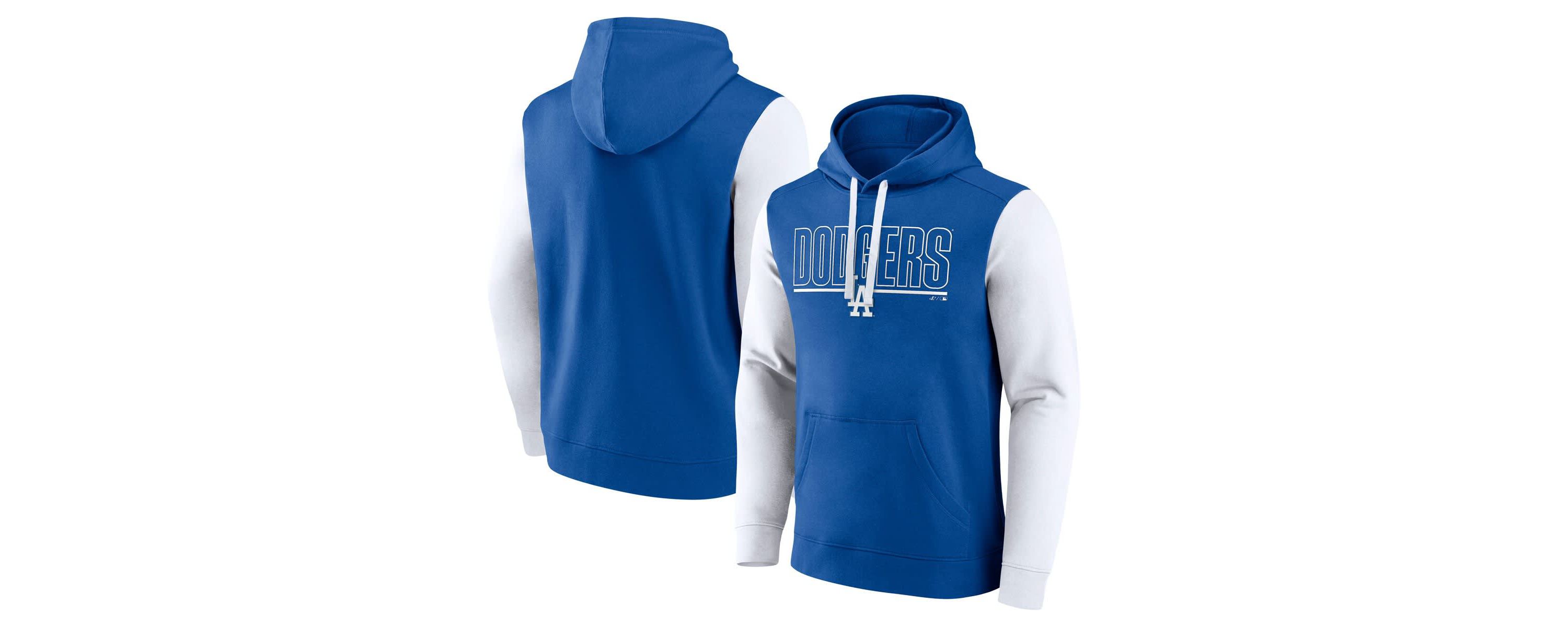 MLB Fanatics Los Angeles Dodgers Outline Fleece Pullover Hoodie