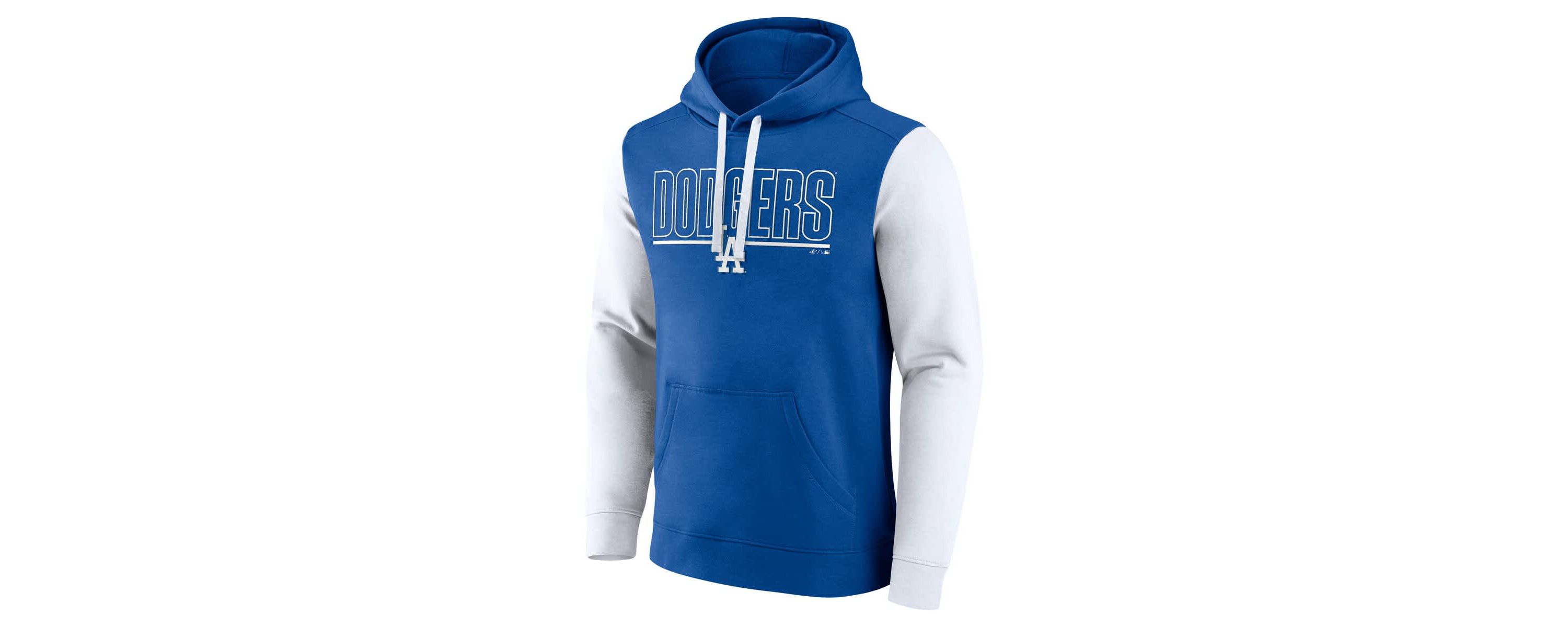 MLB Fanatics Los Angeles Dodgers Outline Fleece Pullover Hoodie