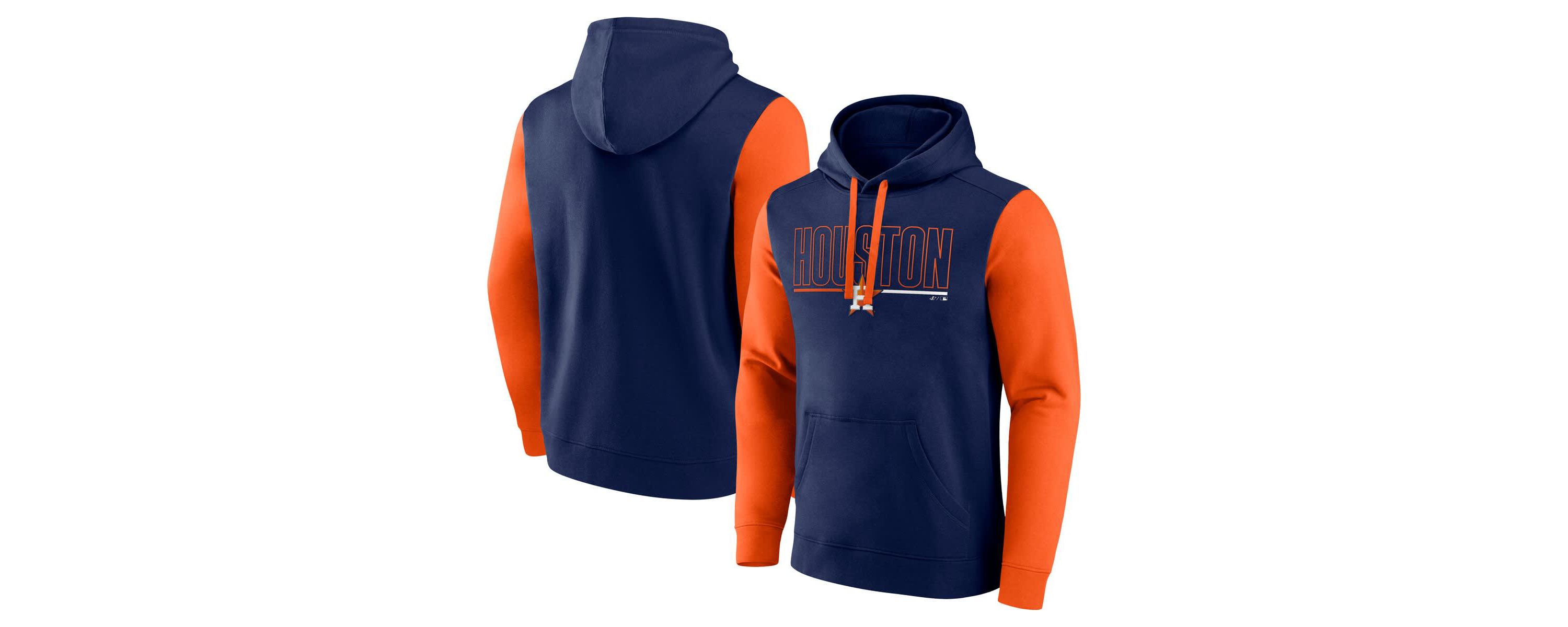 MLB Fanatics Houston Astros Outline Fleece Pullover Hoodie