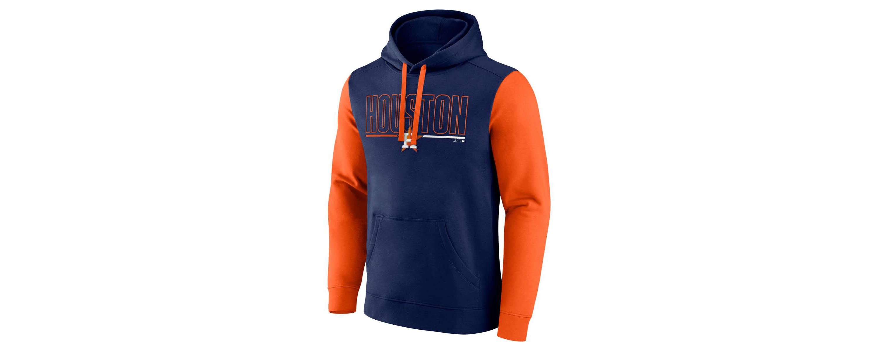 MLB Fanatics Houston Astros Outline Fleece Pullover Hoodie