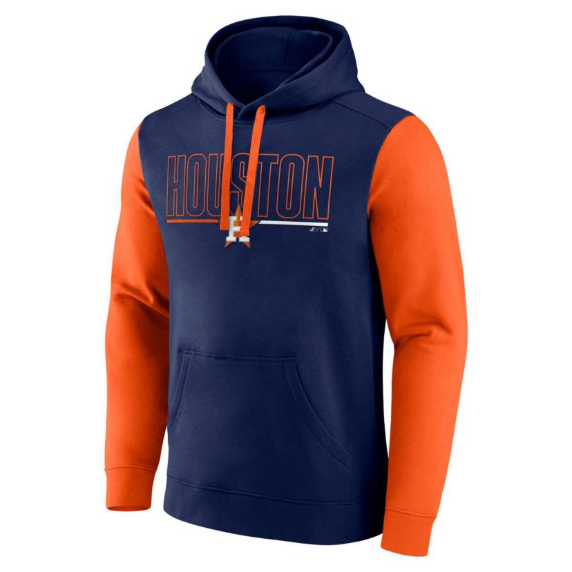 MLB Fanatics Houston Astros Outline Fleece Pullover Hoodie