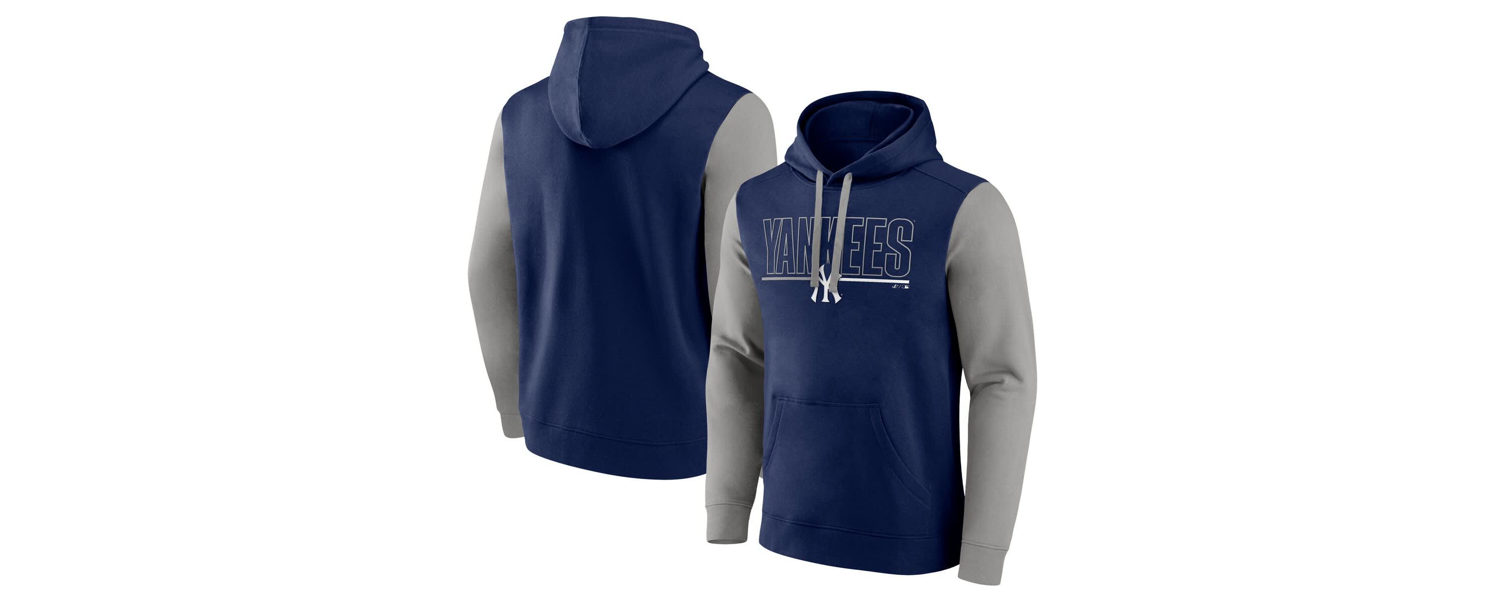 MLB Fanatics New York Yankees Outline Fleece Pullover Hoodie