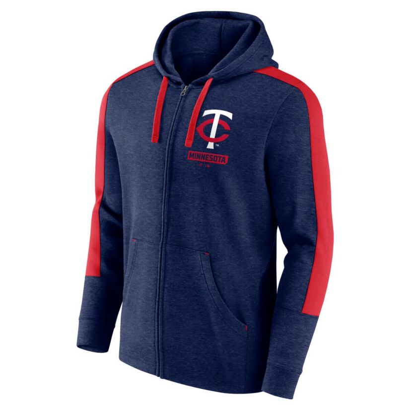 MLB Fanatics Minnesota Twins Gains Fleece Full-Zip Hoodie