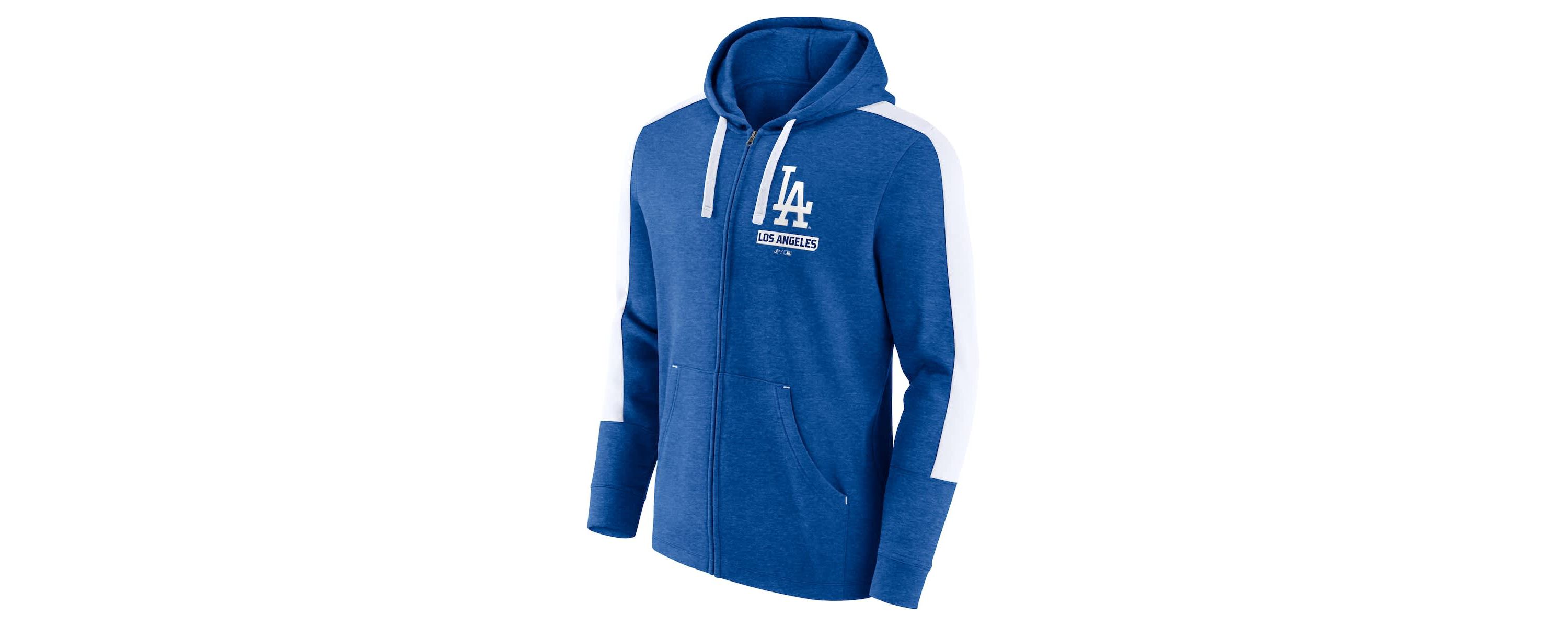 MLB Fanatics Los Angeles Dodgers Gains Fleece Full-Zip Hoodie