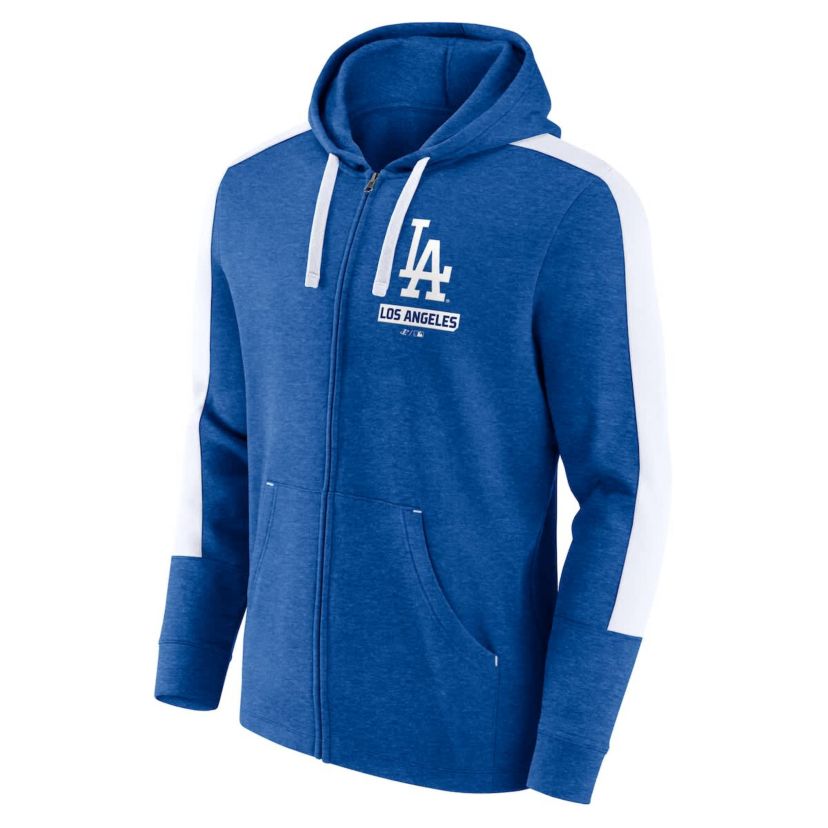 MLB Fanatics Los Angeles Dodgers Gains Fleece Full-Zip Hoodie