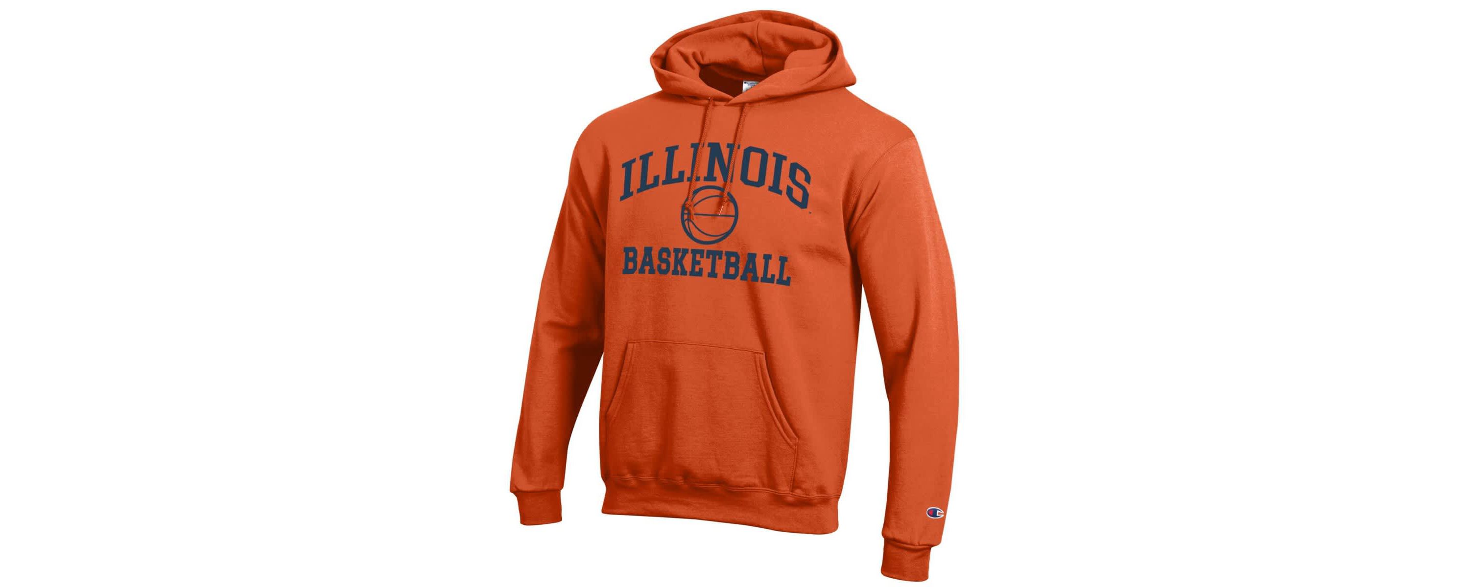 NCAA Illinois Fighting Illini Basketball Icon Pullover Hoodie