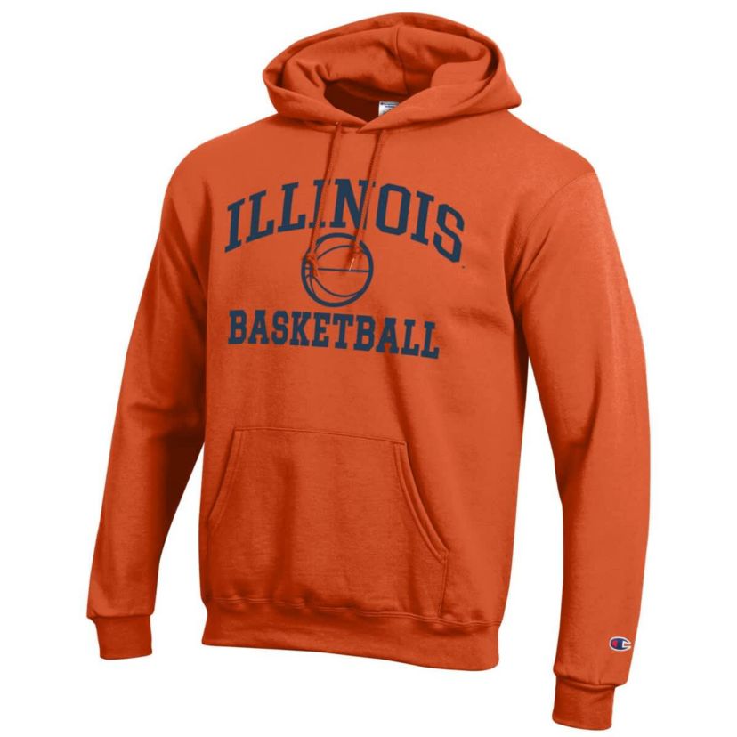 NCAA Illinois Fighting Illini Basketball Icon Pullover Hoodie