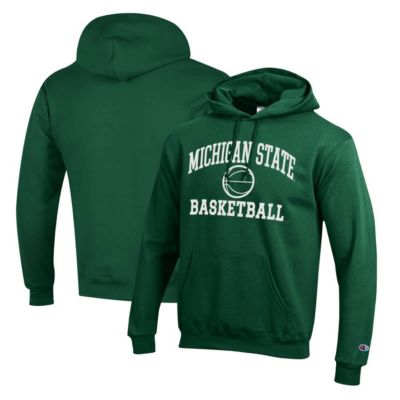 Champion Men's NCAA Michigan State Spartans Basketball Icon Pullover Hoodie