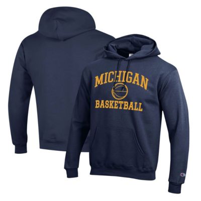 Champion Men's NCAA Michigan Wolverines Basketball Icon Pullover Hoodie