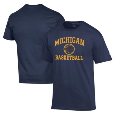 Champion Men's NCAA Michigan Wolverines Basketball Icon T-Shirt
