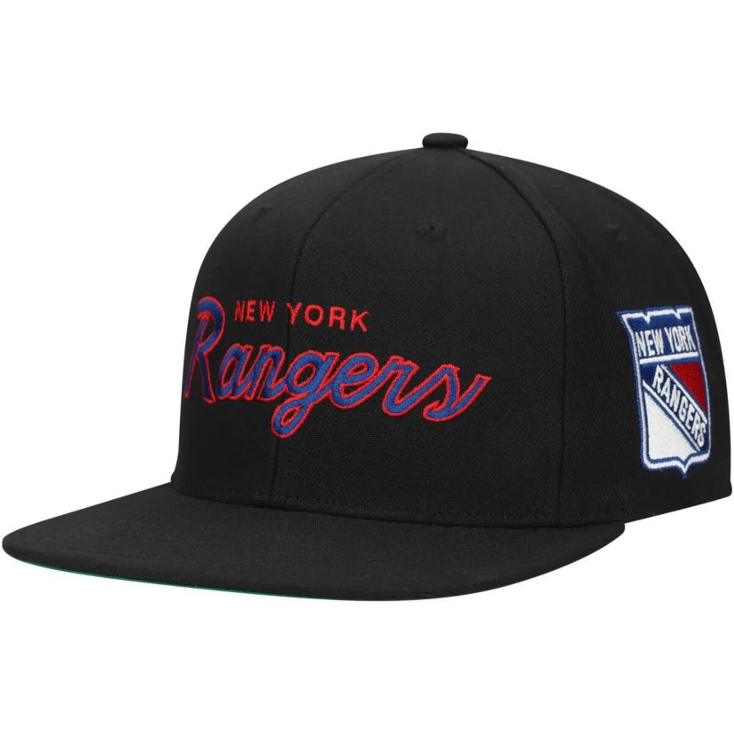 NHL New York Rangers Core Team Script 2.0 Snapback Hat