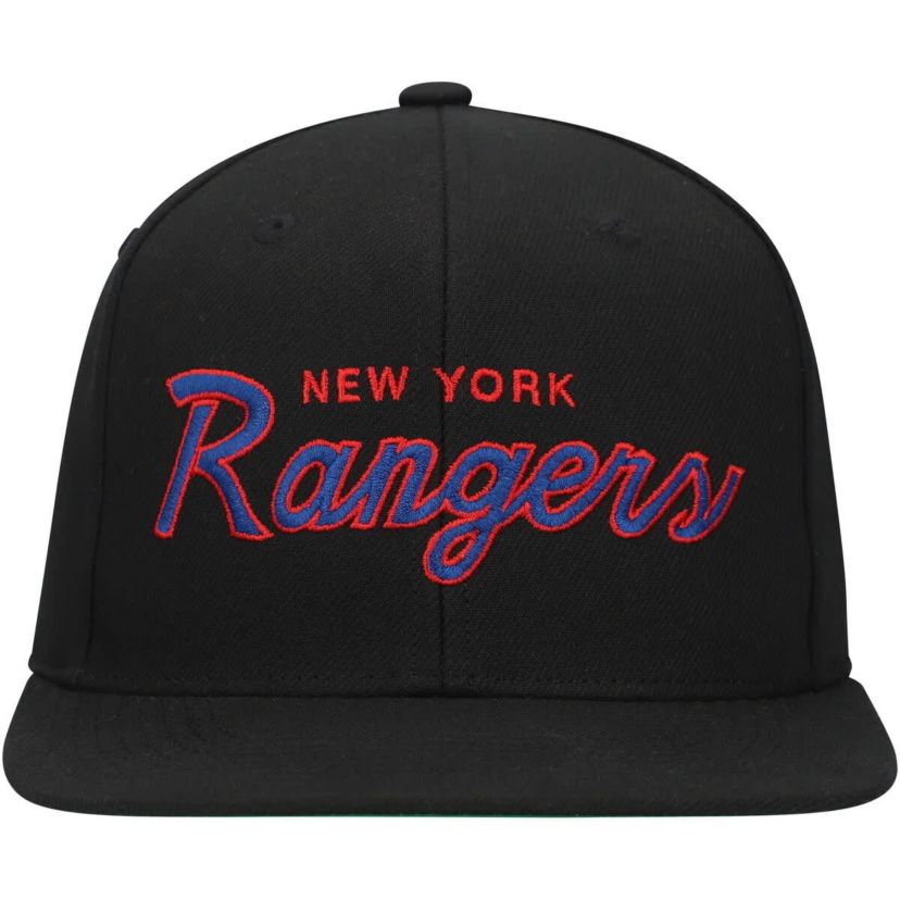 NHL New York Rangers Core Team Script 2.0 Snapback Hat