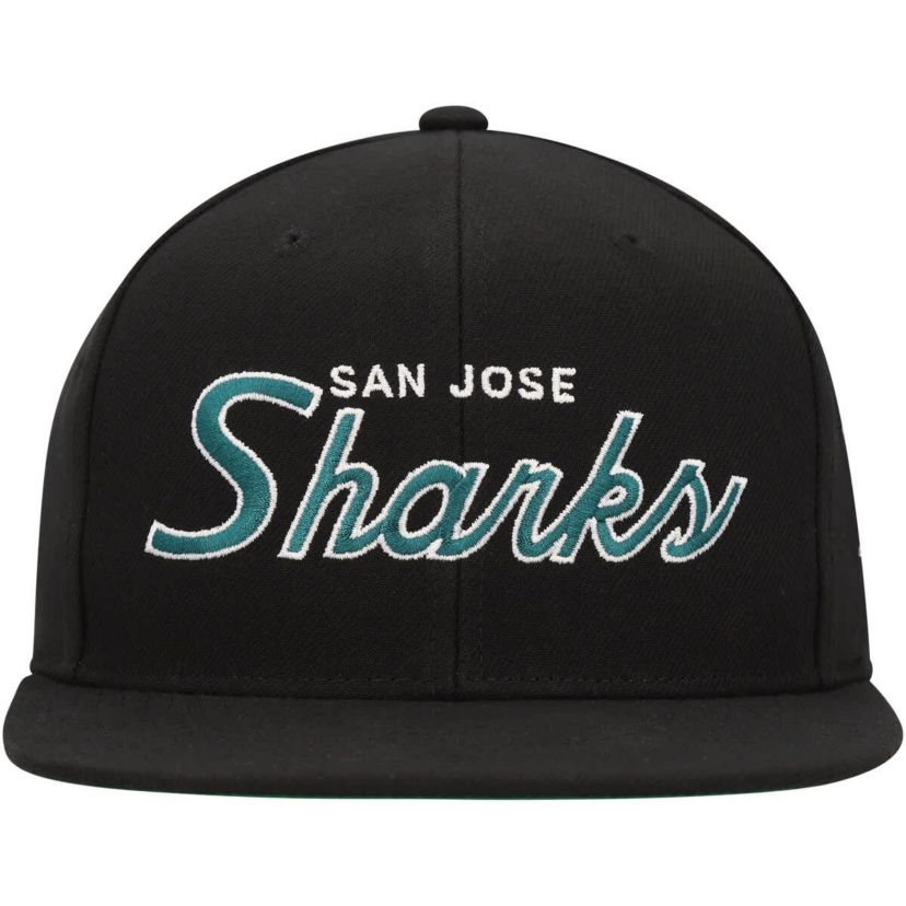 NHL San Jose Sharks Core Team Script 2.0 Snapback Hat
