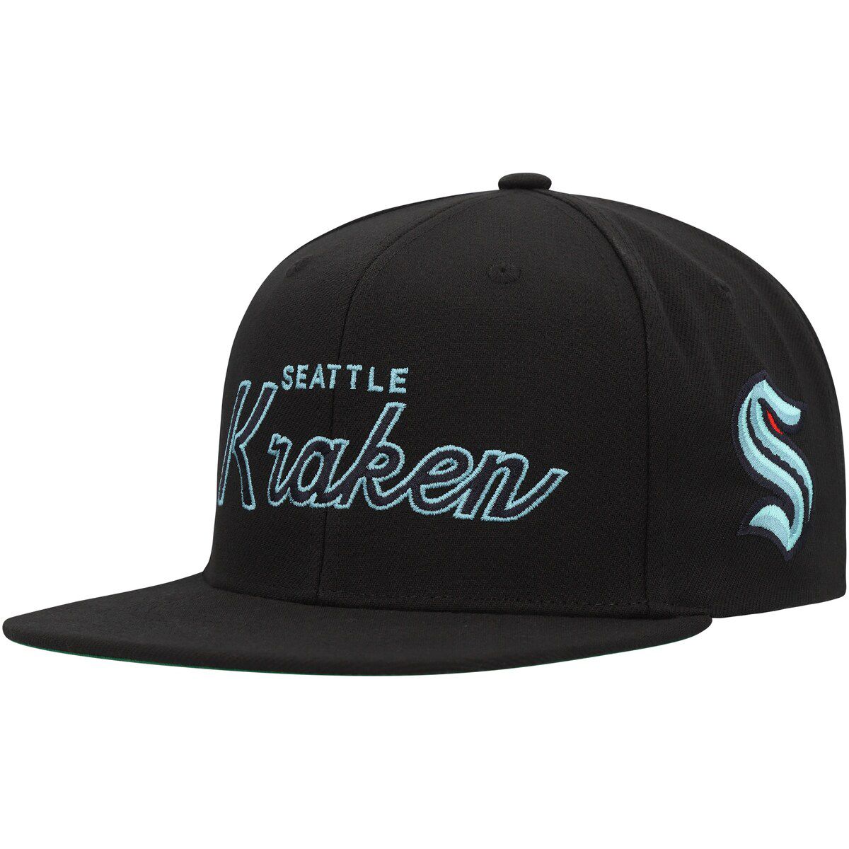 NHL Seattle Kraken Core Team Script 2.0 Snapback Hat