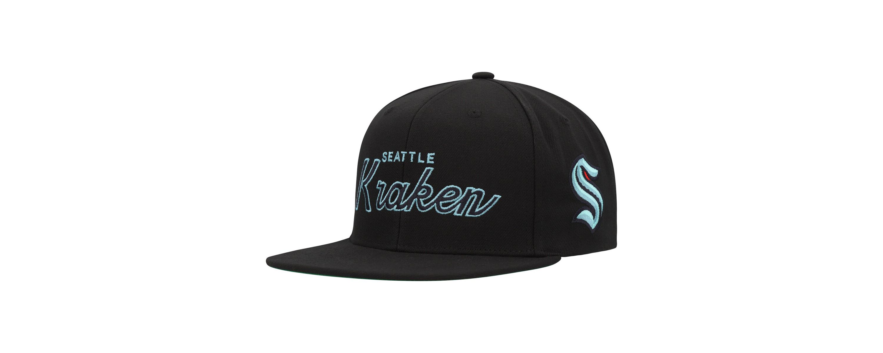 NHL Seattle Kraken Core Team Script 2.0 Snapback Hat