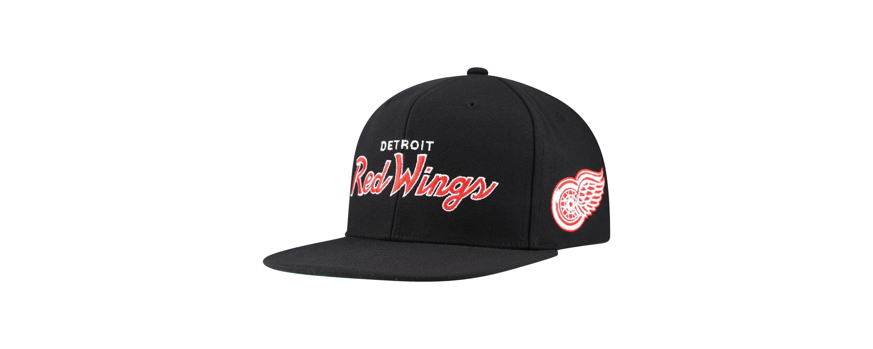 NHL Detroit Wings Core Team Script 2.0 Snapback Hat