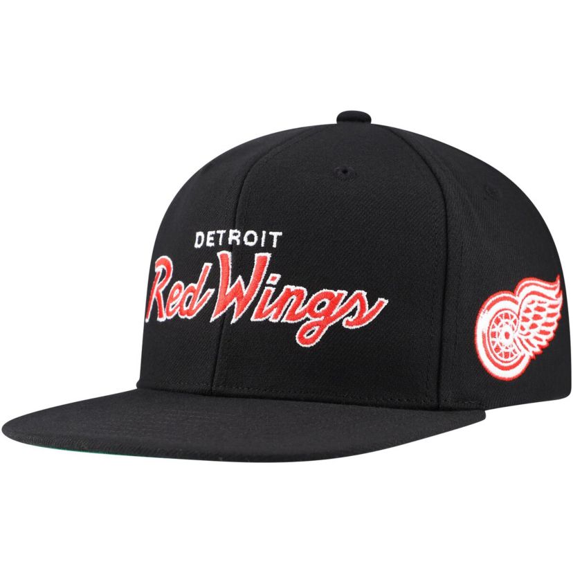 NHL Detroit Wings Core Team Script 2.0 Snapback Hat