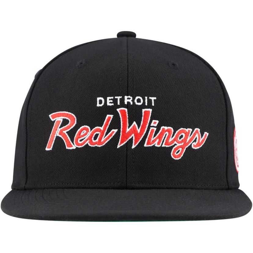 NHL Detroit Wings Core Team Script 2.0 Snapback Hat