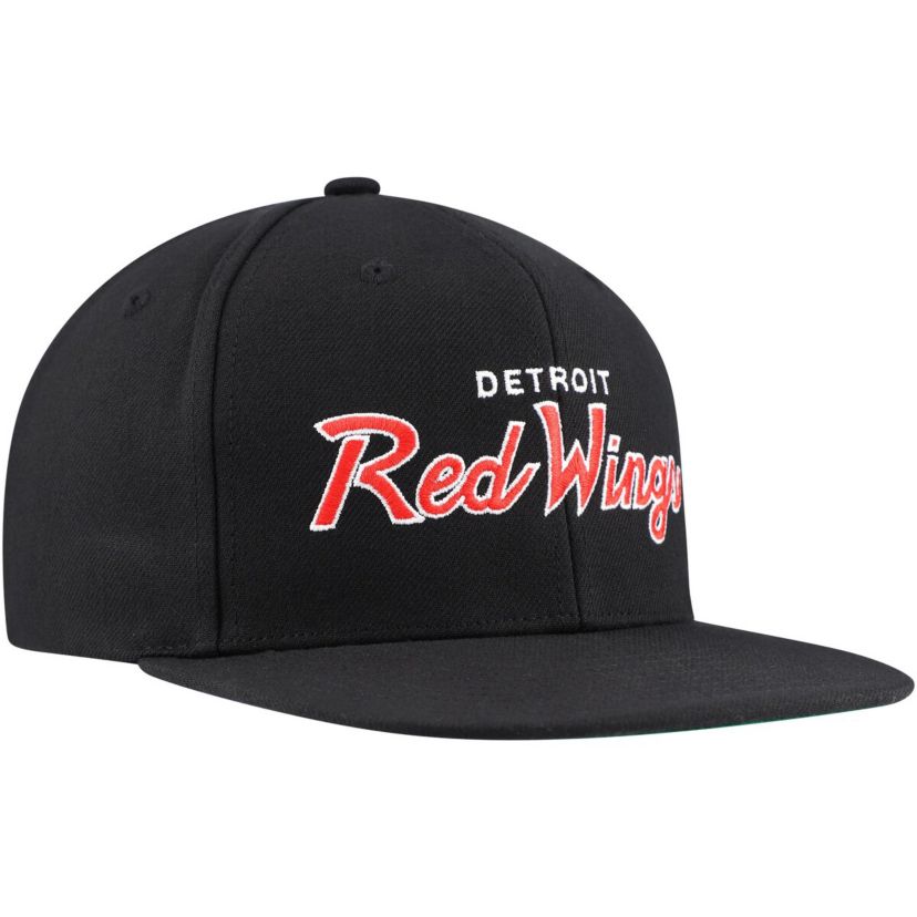 NHL Detroit Wings Core Team Script 2.0 Snapback Hat