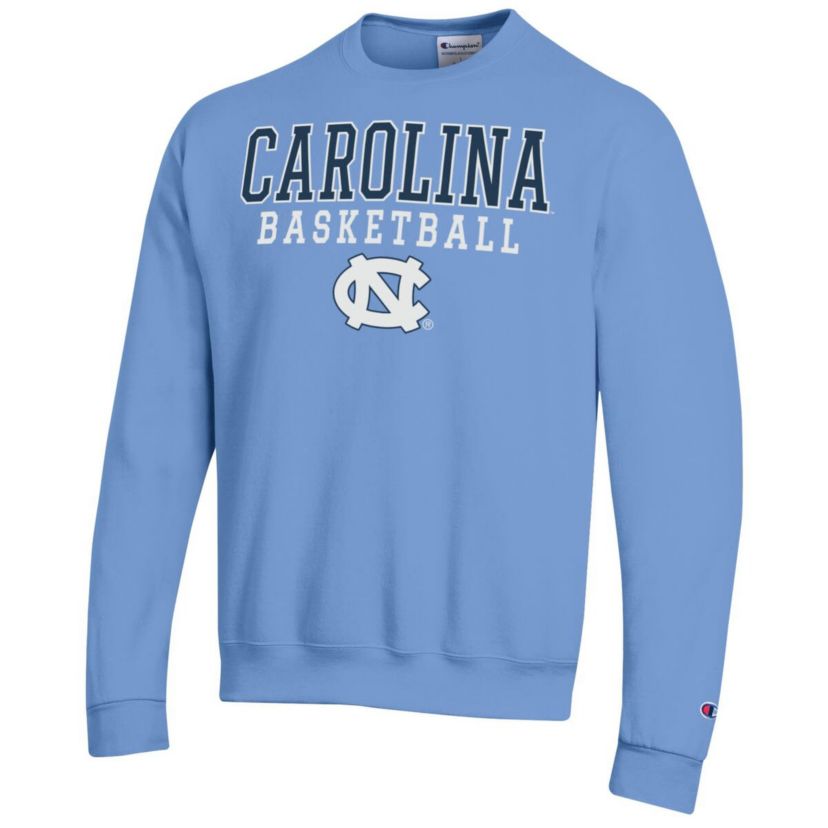 NCAA Carolina North Carolina Tar Heels Basketball Stack Pullover Crewneck Sweatshirt