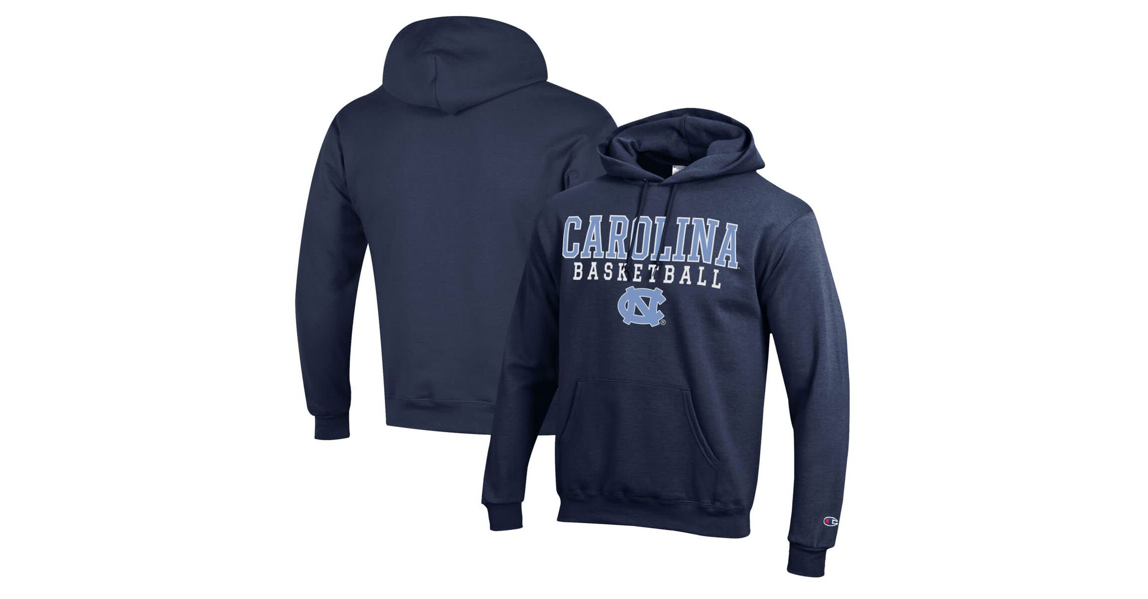 NCAA North Carolina Tar Heels Basketball Stack Pullover Hoodie