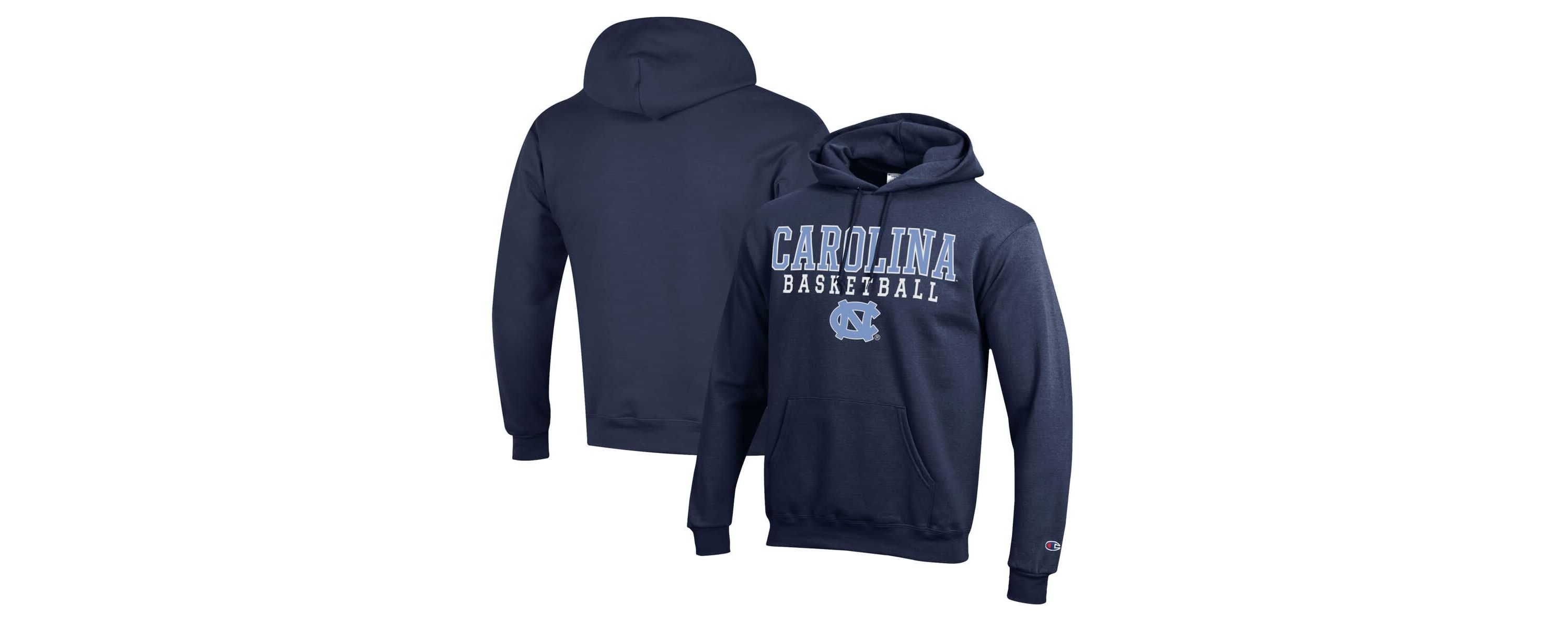 NCAA North Carolina Tar Heels Basketball Stack Pullover Hoodie