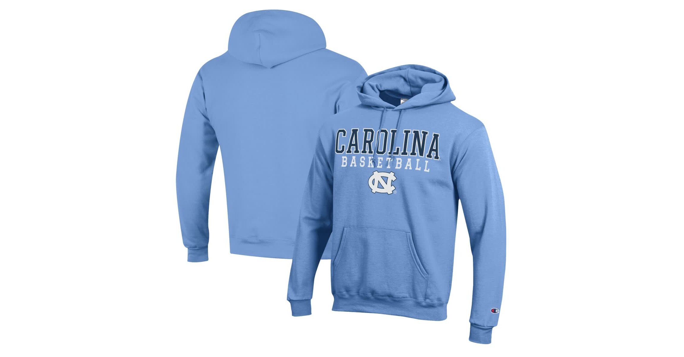 NCAA Carolina North Carolina Tar Heels Basketball Stack Pullover Hoodie