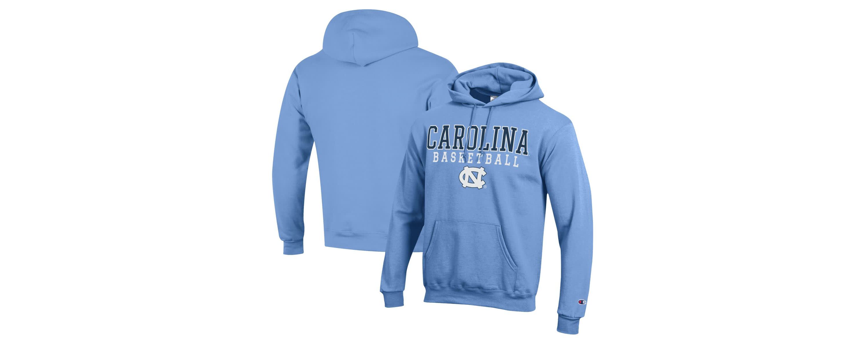 NCAA Carolina North Carolina Tar Heels Basketball Stack Pullover Hoodie