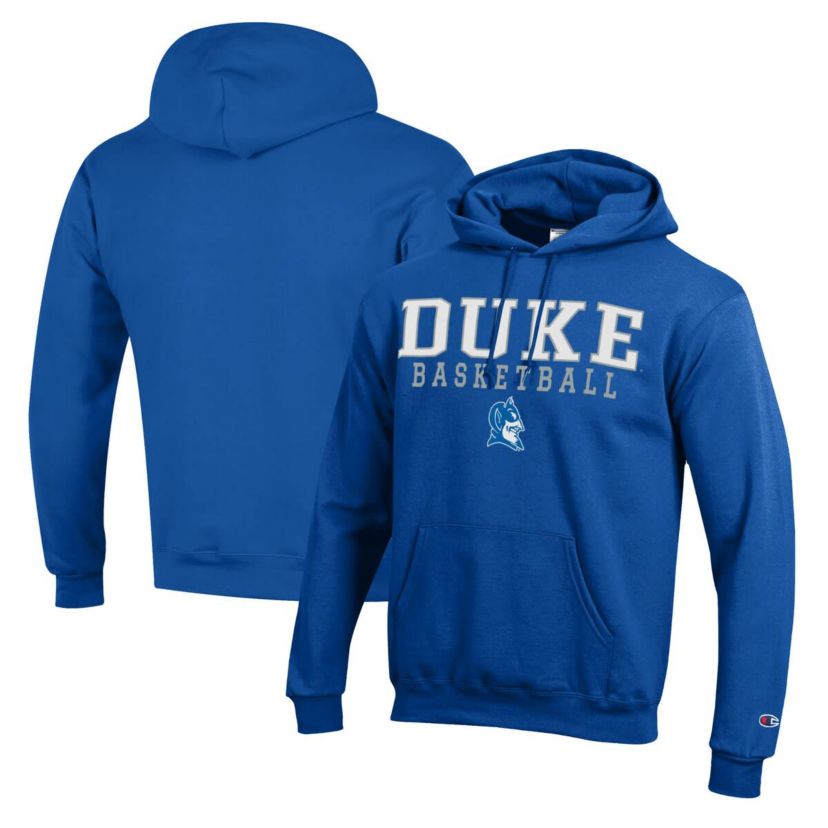 Duke Blue Devils NCAA Duke Devils Basketball Stack Pullover Hoodie