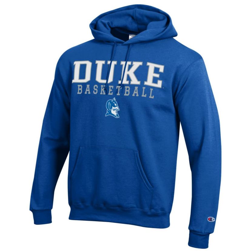 Duke Blue Devils NCAA Duke Devils Basketball Stack Pullover Hoodie
